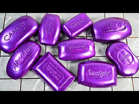 Видео: ASMR SOAP. 💜Резка сухого мыла. Satisfying video💜 @ASMRSOAPUK