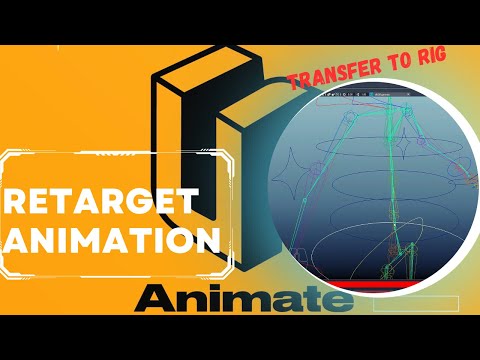 Видео: 10 - Retarget animation in Maya / Перенос анимации в Maya
