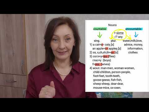 Видео: "Nouns.Some/any. Few/little". Множественное число, исключения." Английский с нуля с Филатовой Еленой