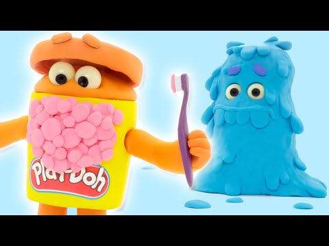 Видео: Шоу Play-Doh Сезон 2 | чистка зубов | странице Play-Doh