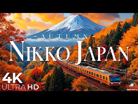 Видео: Осень в Никко, Япония, 4K 🍂 Потрясающая осенняя листва, живописные горы