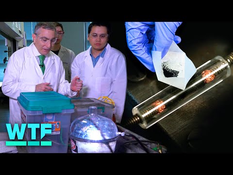 Видео: Изготовление графена из мусора менее чем за секунду