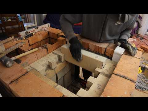 Видео: Бездымная кирпичная печь 3 в 1, экономия 50%! Функция быстрого нагрева.