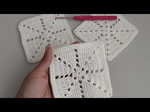Видео: Готовы ли вы сделать самый крутой узор бабушкиного квадрата крючком за считанные минуты?