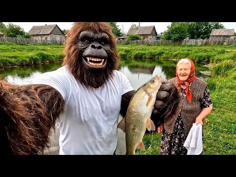 Видео: Бигфут Игорь Приехал в Деревню к Бабушке
