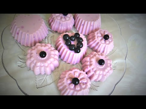 Видео: Творожный десерт БЛАНМАНЖЕ с черной смородиной! Простой рецепт десерта из творога без выпечки!