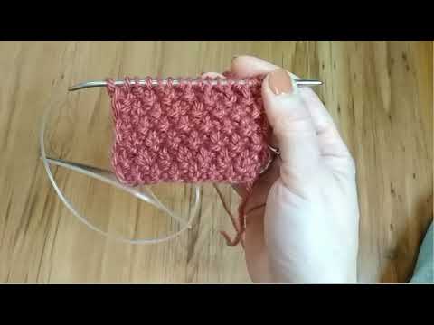 Видео: Жемчужная вязка спицами Легко и просто