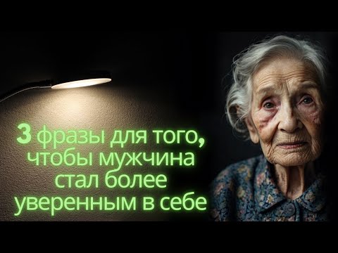 Видео: 3 фразы для того, чтобы мужчина стал более уверенным в себе.