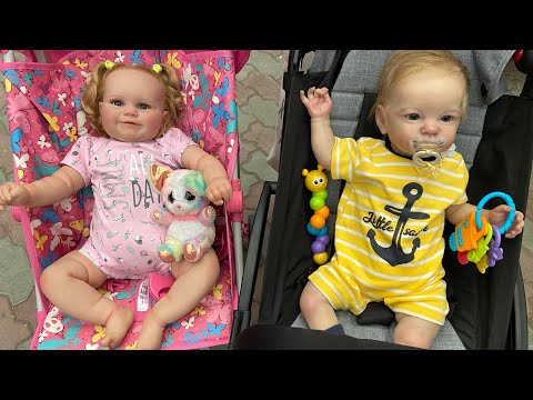 Видео: Прогулка с реборном Тобиахом и нашей подписчицей ❤️#fakebaby #reborndoll #fakebody #rebornbaby