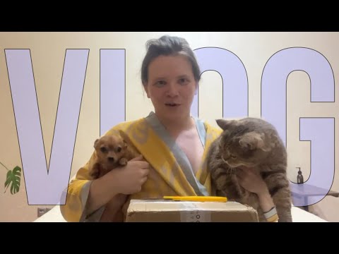 Видео: ВЛОГ: живу жизн почти час + куча распаковок