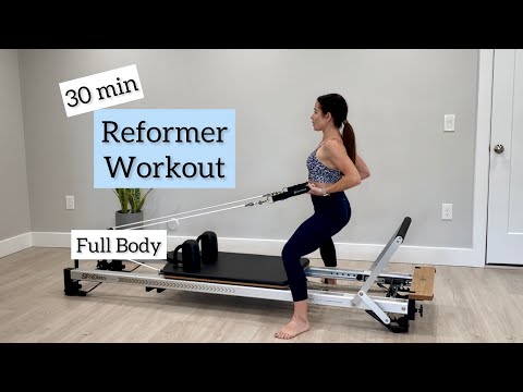 Видео: Тренировка на реформере пилатеса | Всё тело | Средний уровень