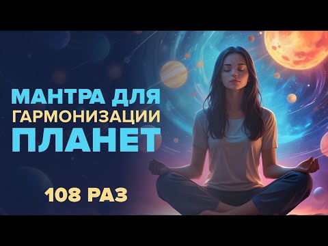 Видео: Мантра гармонизации планет в натальной карте 108 раз, астрология джйотиш. Наваграха мантра.