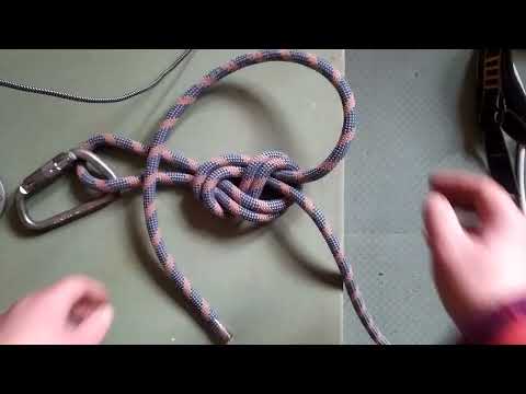 Видео: Вузол вісімка одним кінцем