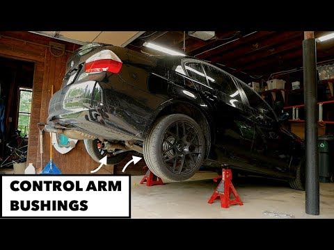 Видео: Замена сайлентблока рычага // BMW E90
