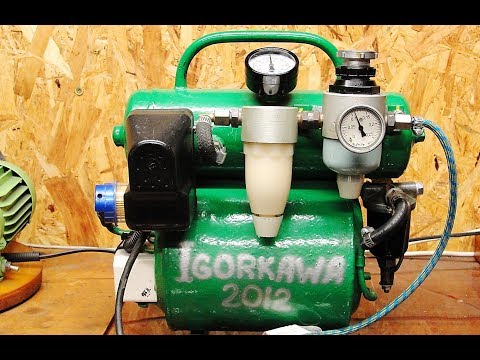 Видео: Воздушный компрессор из холодильника обзор