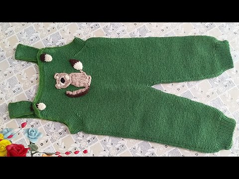 Видео: 1qism. Spitsada kombinezon to'qish 1-2 yoshli bolalar uchun| Комбинезон тýқиш| Вязание комбинезона