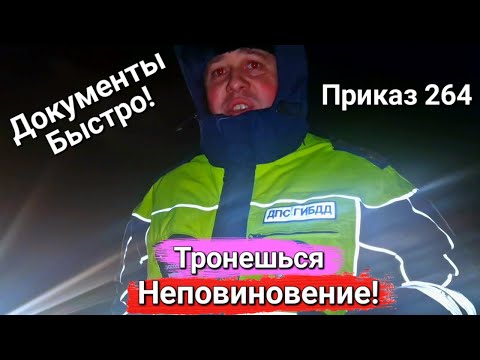 Видео: Водитель Быканул И Наплевал На Арест За Отказ Предъявить Документ!/ Приказ ГИБДД Не Действует?