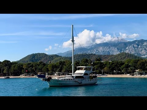 Видео: Кемер Турция 10 ноября 2025 набережная Кемера Kemer Türkiye Akdeniz отпуск #море#travel#kemer#turkey