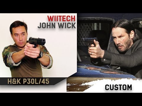 Видео: Кит от WII Tech на пистолет из фильма John Wick для H&K45