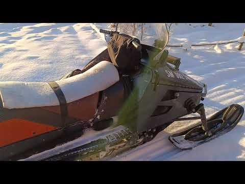 Видео: Снегоход   sm002 после замены ведущего вала.