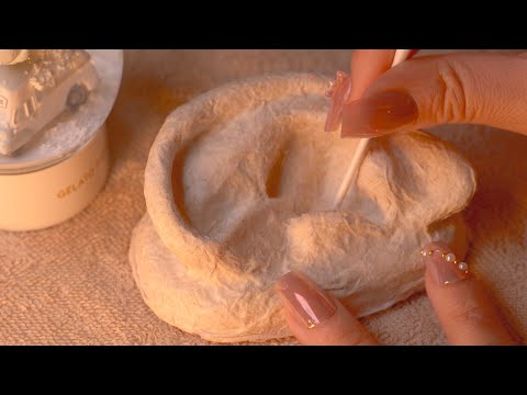 Видео: [ASMR] Чистка ушей с 10 видами приятных звуков с ушами из нового материала (No Talking, ACMP)