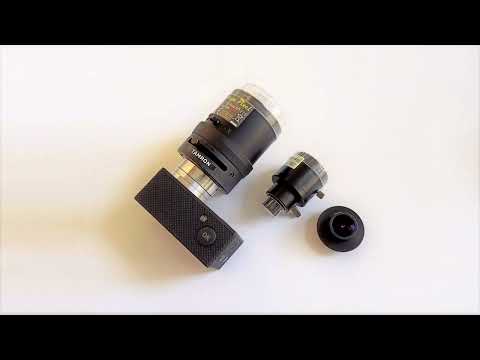 Видео: Настраиваемый объектив на экшен камеру