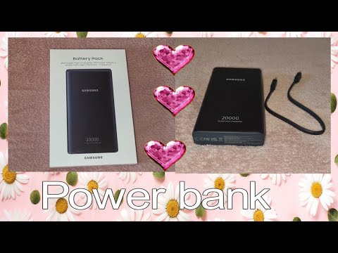 Видео: Распаковка power bank Samsung EB P5300XJEGEU, 20000 mAh