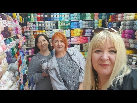 Видео: Мы в раю турецкой пряжи и тканей/Встреча в Кемералты/Шоппинг в Измире/#влог#пряжа#жизньвтурции#измир
