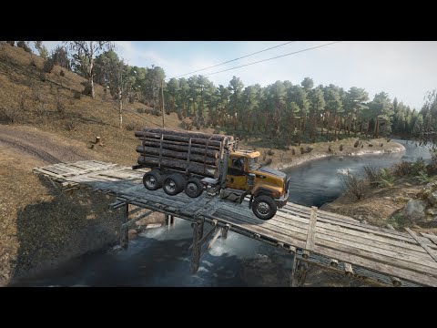 Видео: Snowrunner. МЭН. 4 Мичиганца на шоссейной резине. Без экономики. 10 Серия - ФИНАЛ