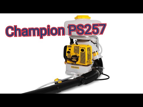 Видео: Обзор на бензиновый опрыскиватель Champion PS 257