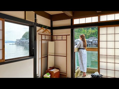 Видео: Посещение Ине-но Фуная, Киото! "Японская Венеция" / Соло-путешествия / ASMR