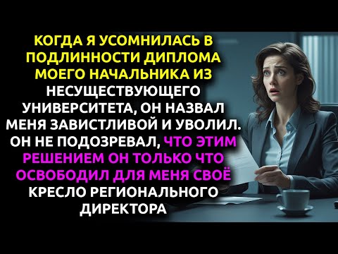 Видео: БОСС уволил меня, когда Я РАСКРЫЛА его поддельный диплом. В итоге я заняла его кресло.