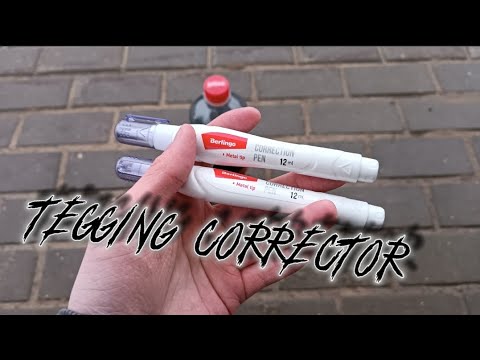 Видео: теггинг корректором замазкой / tegging corrector pen/ pART 1