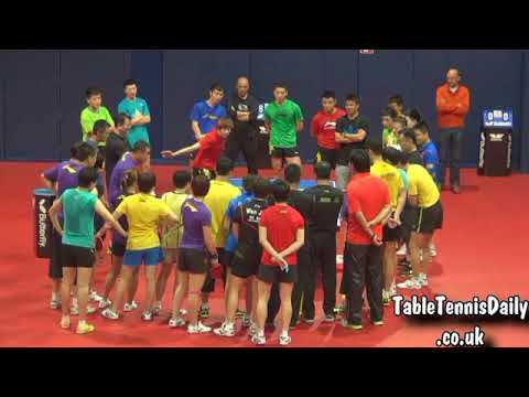 Видео: Азиатские тренировки китайские мастера Супер Настольный теннис China table tennis