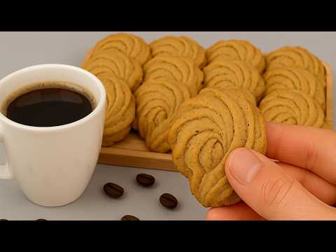 Видео: У тебя есть 1 ложка кофе? Вот рецепт вкусных печений за 10 минут, с минимальным количеством ингредие