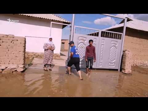 Видео: Сел дар Фархор даҳҳо хонаро зери об гузошт