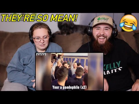 Видео: Американская пара отреагировала на самые смешные футбольные кричалки в Англии!