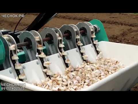 Видео: Сажалка чесночная точной высадки зубков чеснока SF Planter TitanFood