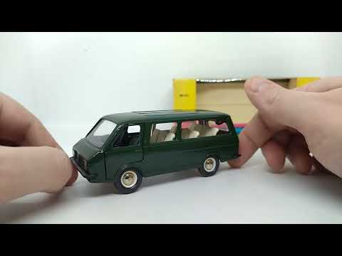 Видео: Модель СССР 1:43 PAF РАФ 2203 А18 Рижский микроавтобус Рафик