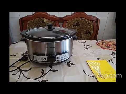 Видео: Тушёная капуста с мясом в медленноварке! Обзор медленноварки Kitfort-KT-213