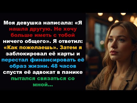 Видео: Моя девушка написала: «Я нашла кого-то другого. Я не хочу больше иметь с тобой ничего общего»...