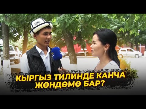 Видео: КЫРГЫЗ ТИЛИНДЕ КАНЧА ЖӨНДӨМӨ БАР? // Теле Тест