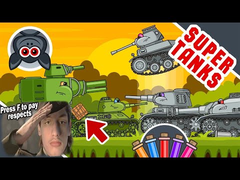 Видео: Супер-танки - 1 сезон Стальные монстры - Реакция на AnsyArts (Анси Арт) - Мультики про танки мульт !