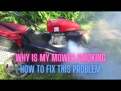 Видео: Почему моя газонокосилка дымит - как решить эту проблему