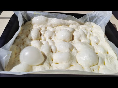 Видео: Не могу поверить, что этот хлеб наполнен пузырьками воздуха | FOCACCIA ITALY | Хлеб без замеса