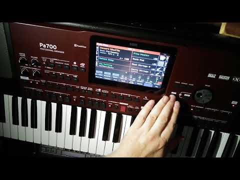 Видео: Korg PA 700 небольшое демо аппарата