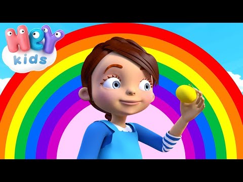Видео: Песен за цветовете 🌈 Бебешки песни на български - HeyKids