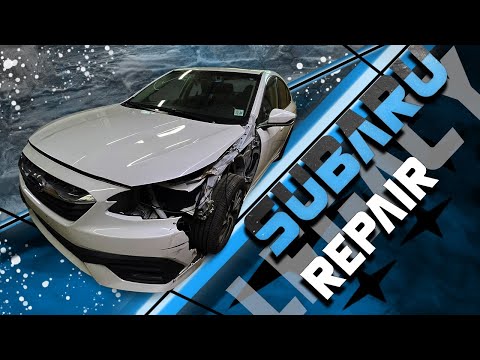 Видео: Subaru. Repairing damage with minimal replacement. Исправление повреждений с минимальной заменой