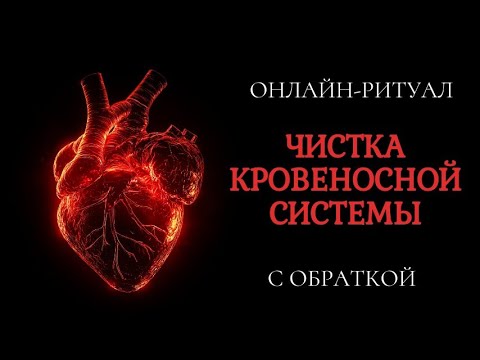 Видео: ЧИСТКА КРОВЕНОСНОЙ СИСТЕМЫ И СЕРДЦА. ОНЛАЙН-РИТУАЛ С ОБРАТКОЙ