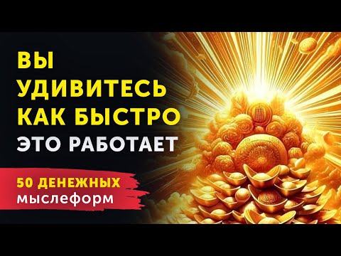 Видео: 50 Мощных Мыслеформ для Привлечения ДЕНЕГ. Запрограммируй Себя на Богатство